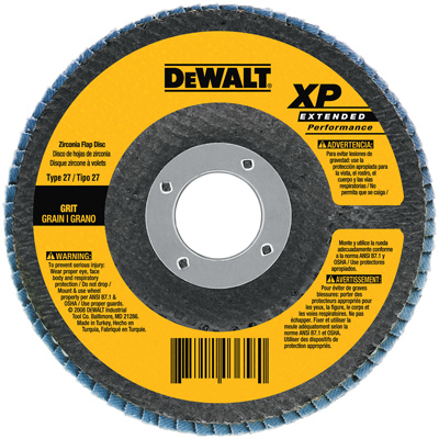Picture of Dewalt Accessories DW8330 80 Grit Zirconium Angle Grinder Flap Disc - 7 x 0.63-11 in.