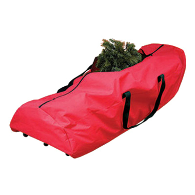 77002-1 9 ft. Red Artificial Tree Rolling Storage Bag - Durable Design