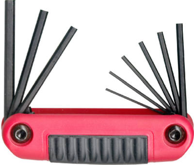 Picture of Eklind 25912 9-In-1 Small Fold Up Hex Key Set