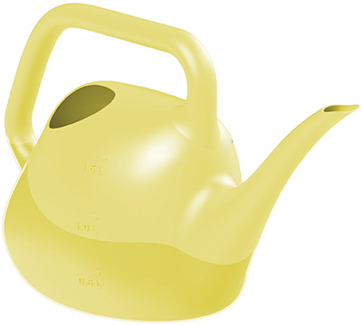 Picture of Fiskars 434157-1001 1.5 Liter Translucent Watering Can- Yellow