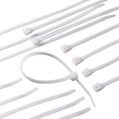 46-104 4 in. White Cable Tie - White