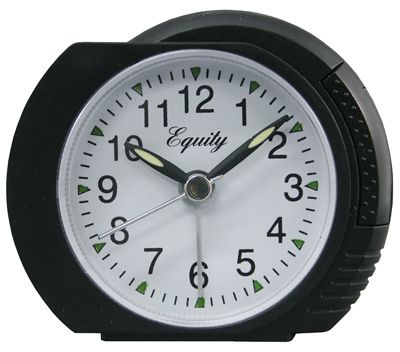 Picture of Geneva 3647E Quartz Alarm Clock - Black