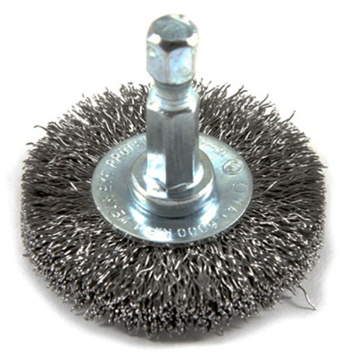 72726 Crimped Wire Wheel - 1.5 x 0.25 x 0.01 in.