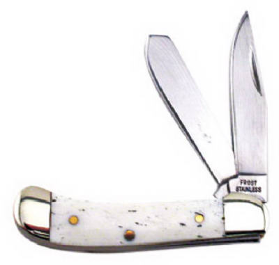 15-191CBB Frost Baby Saddlehorn, 2 Blade, Pocket Knife -  Frost Cutlery, 800526