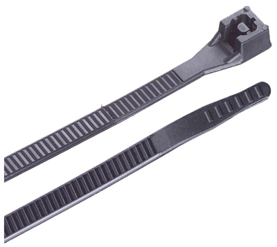 46-311UVBFZ 11 in. Xtreme Temperature Tie, Black, Pack - 100