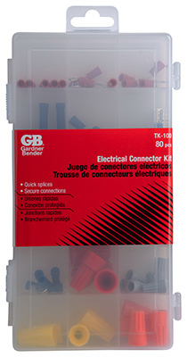 TK-100 Wire Connector & Terminal Assortment - 80 Piece