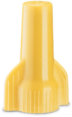 16-084N WireGard No.84 Wire Connector - Yellow, 100 Pack