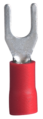75-111 Spade Terminal Vinyl Insulated Barrel, 75 Pack