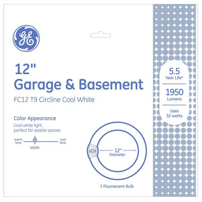 33890 32W Cool White Circling Tube Fluorescent Light Bulb