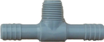 351445 0.5 in. Poly Male Pipe Thread Insert Tee