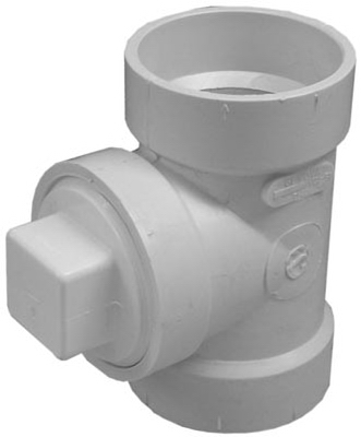 Genova Products 2" PVC/DWV Test Tee/Plug 71320