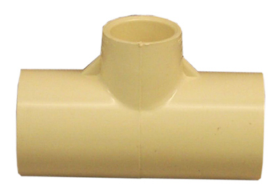 51471 0.75 x 0.75 x 0.5 In. CPVC Tee.