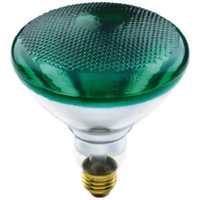 70893 100W BR38 Westpointe Flood Beam Accent Reflector Light Bulb  Green