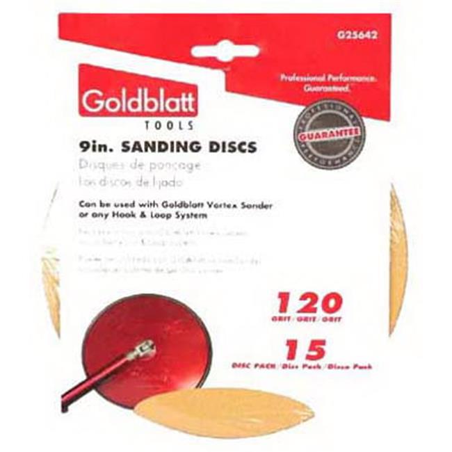Goldblatt G25642 9 in. 120 Grit Drywall Sandpaper- 15 Pack
