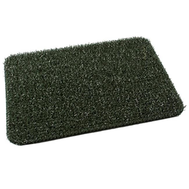 Grassworx 10372030 18 x 30 in. Flair Evergreen Classic Clean Machine Scraper Mat