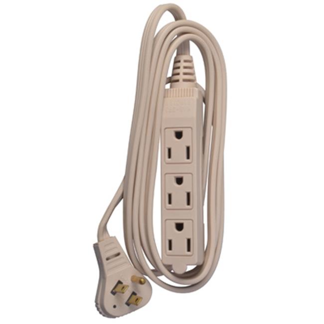 03507ME 6 ft. Beige Low Profile Extension Cord