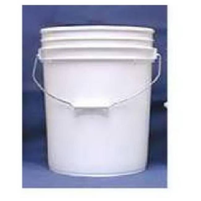 5GLSKD White Plastic Industrial Pail - 5 Gallon