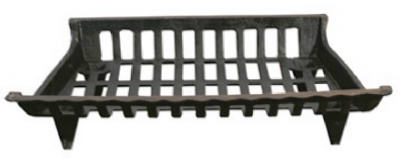 Picture of GHP CG24 24 in. Cast Iron Fireplace Grate&#44; Black