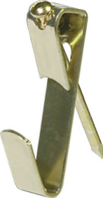 122310 100 lbs. Classic Brass Picture Hanger - 2 Pack