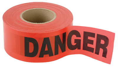 Picture of CH Hanson 16003 1000 ft. Red Danger Tape