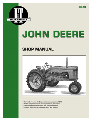 Picture of International Harvester JD-10 John Deere Gasoline Shop Manual