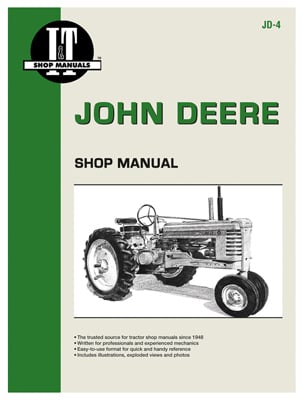 Picture of International Harvester JD-4 John Deere Series A Shop Manual
