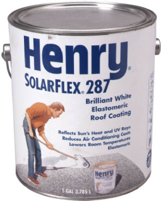 HE287SF046 Gallon - White- Elastomeric Roof Coating -  Henry, 599837