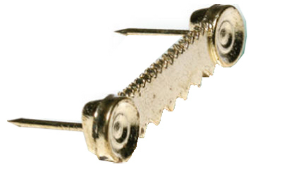 121135 2 Pack- Large Brass Push In Picture Self Leveler