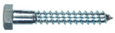 230018 100 Pack- 0.25 x 2.50 in. Zinc- Hex Head Lag Bolt.