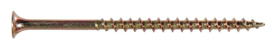 47674 2.5 in. x 8 Zinc & Yellow Phillips All Purpose Screws
