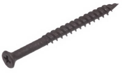 41596 No.6 x 2-0.25 in. Fine Thread Trim Head Screw   Pack of 5