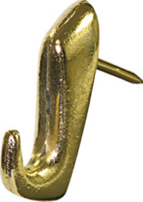 122206 Brass Push Pin Hanger- Pack - 5