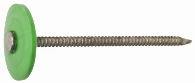 461503 Galvanized Plastic Cap Roofing Nails - 3 in.