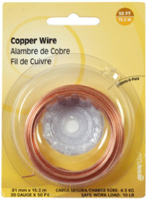 123129 75 in. 22 Gauge Copper Wire