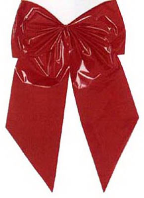 Picture of Holiday Trim 7256 2 Loop Poly Bow - Red