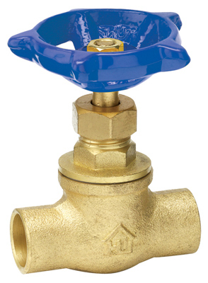 230-4-34-34 Copper x Copper Stop Valve- Brass - 0.75 in.