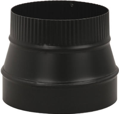 BM0073 5 x 4 in. 24 Ga Black Flue Reducer