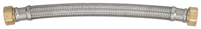 7213-18-34-1 0.75 FIP x 18 in. Braided Stainless Steel Water Heater Connector