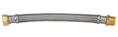 7213-24-34-7 0.75 FIP x 24 in. Stainless Steel Water Heater Connector