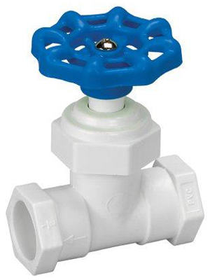 VSVP40E3B 0.5 in. PVC Solvent Weld Stop Valve