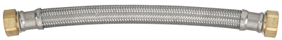 7213-12-34-2 0.75 FIP x 12 in. Stainless Steel Water Heater Connector