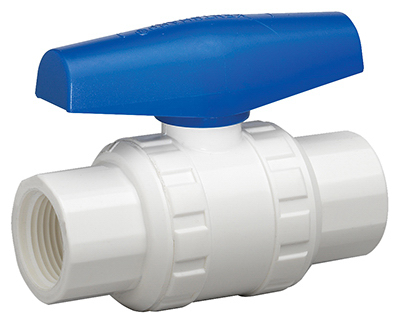 VBVP40B4B 0.75 Threaded Ball Valve - White