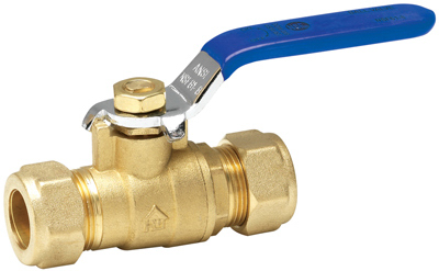 111-1-1-1 1 in. Compression Ball Valve