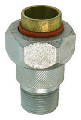 3/4 in. Galvanized Steel MIP x SWEAT Dielectric Union