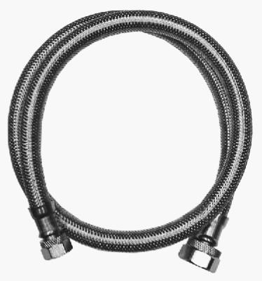 Faucet Supply Line 3/8" Compression T X 1/2" D Compression 36" Braided Stainless Steel Faucet Suppl