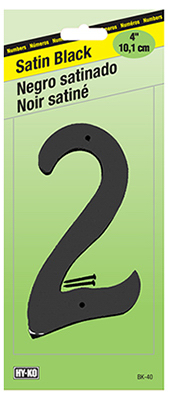 Hy-Ko Products BK-40-2 4 in. Zinc Number 2 Black-Nails