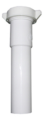 03-4321 6 in. PVC Lavatory-Kitchen Drain Extension Tube - White