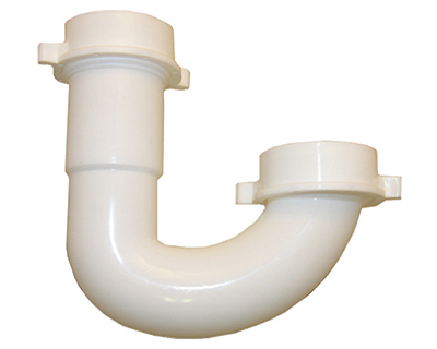 03-4221 1.50 in. PVC Lavatory & Kitchen Wall Drain J-Bend