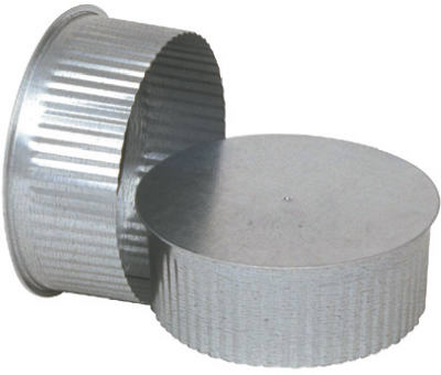 Picture of Imperial Manufacturing GV0737 8 in. Galvanized Tee Plug Cap