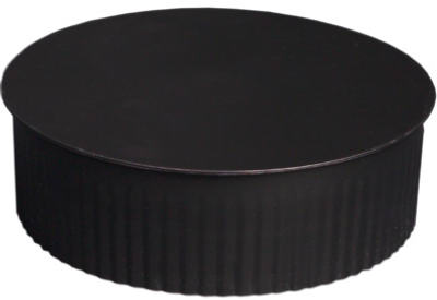 Picture of Imperial Manufacturing BM0153 8 in. Black Crimp Tee Cap